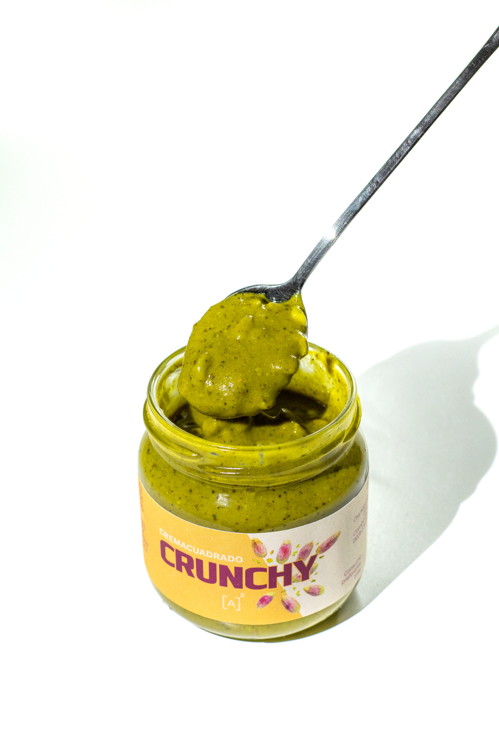 Crema Pistacho Crunchy — crema de pistacho manchego